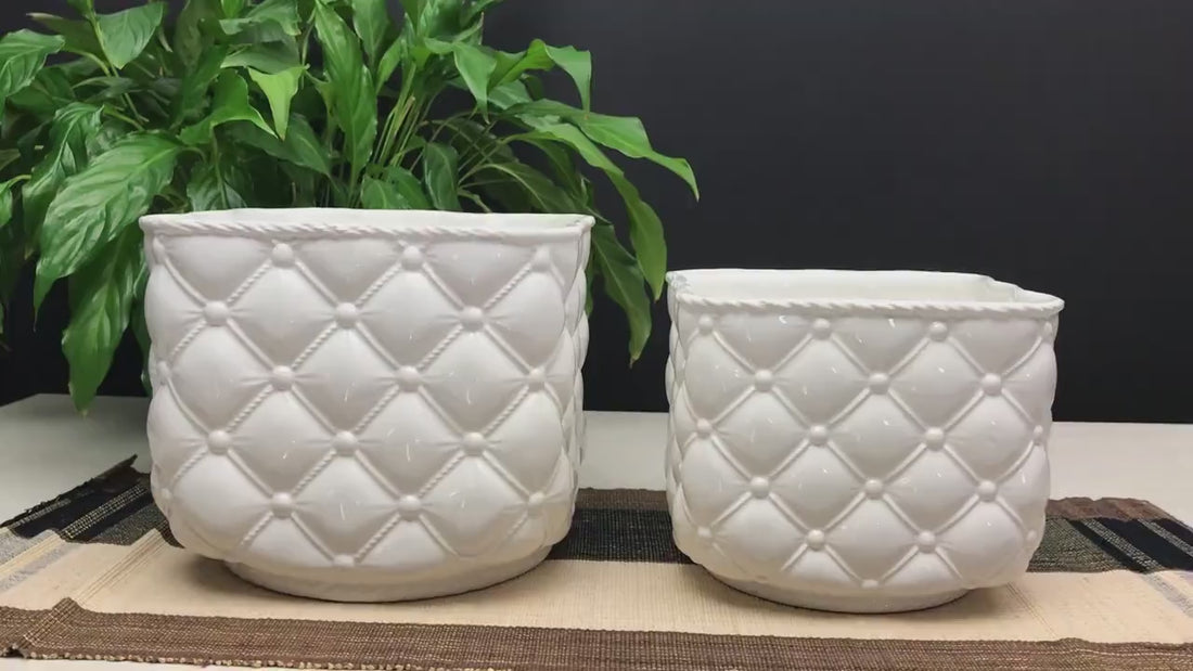 Vintage Ceramic Plant Pots | Indoor Plant Pots-Vintage Home Decor