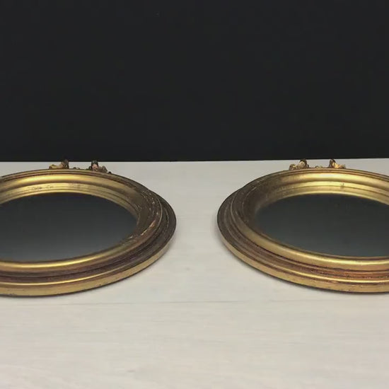 Antique Gold Wall Mirrors - Round Wall Mirror | Unique Gift Ideas| Vintage Home Decor