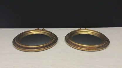 Antique Gold Wall Mirrors - Round Wall Mirror | Unique Gift Ideas| Vintage Home Decor