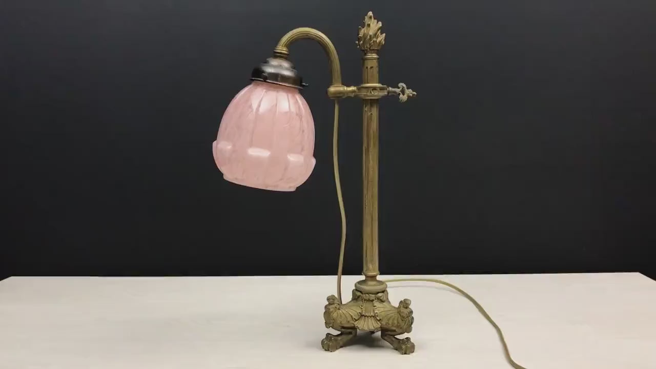 Art Deco Lamp -Unique Table Lamp-Bedside Lamp | Antique Lighting -Vintage Home Decor