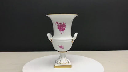 Beautiful Herend hand-painted porcelain vase