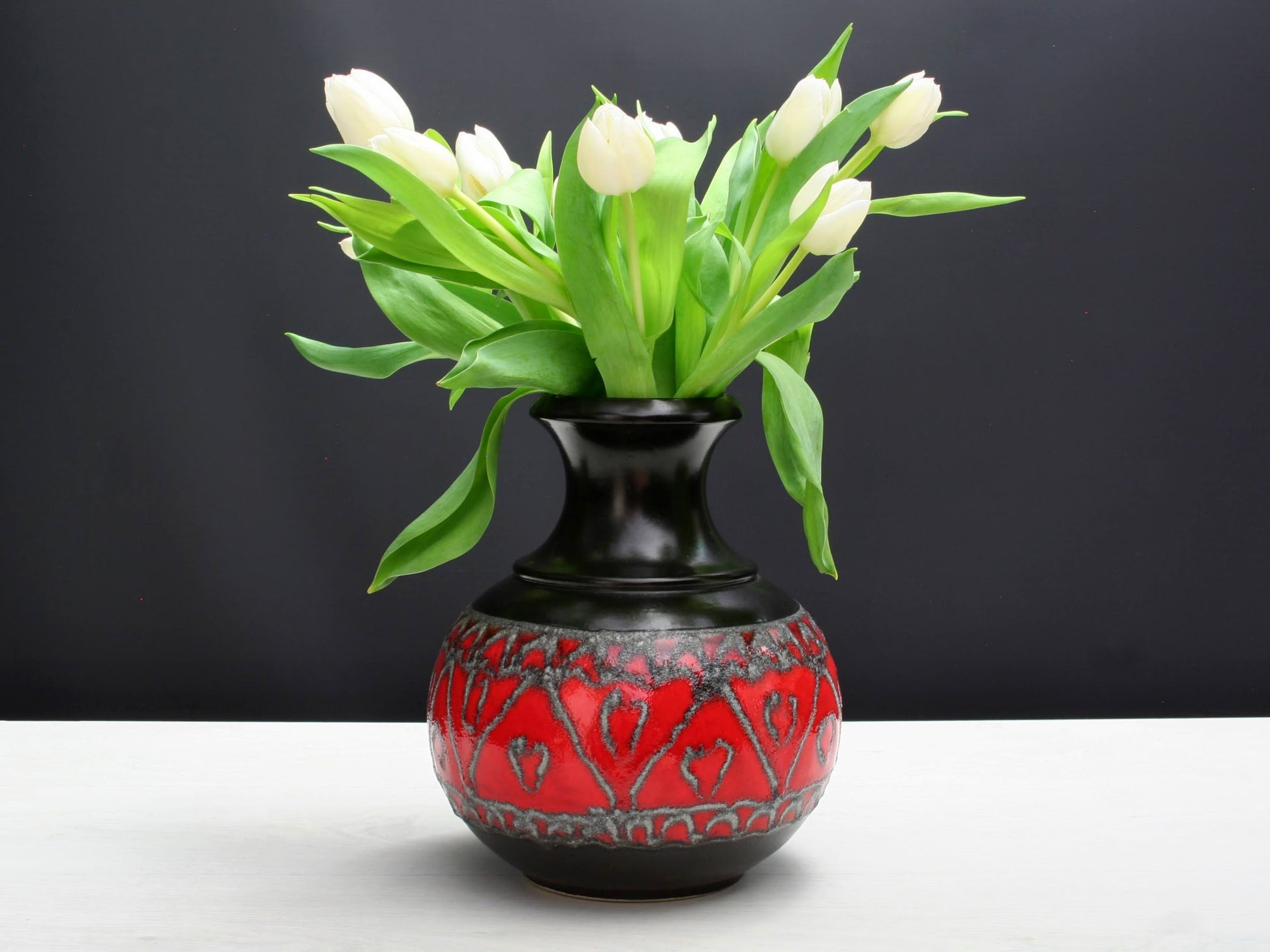 Vintage West Germany Decorative Vase | Flower Vase 