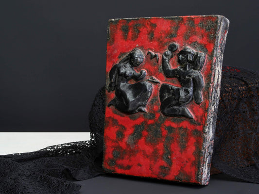 Rare Antique Tile from Belgium | Decorative Wall Tile for Antique Decor