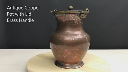 Antique Copper Pot, Turn Of The Century | Farmhouse Decor Antique kettle Copper kettle