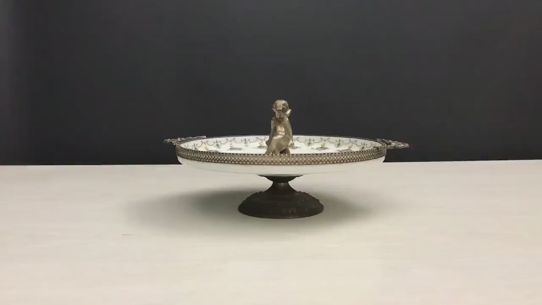 Pedestal Dish -Serving Plate | Trinket Dish or Catch All for Kitchen Decor