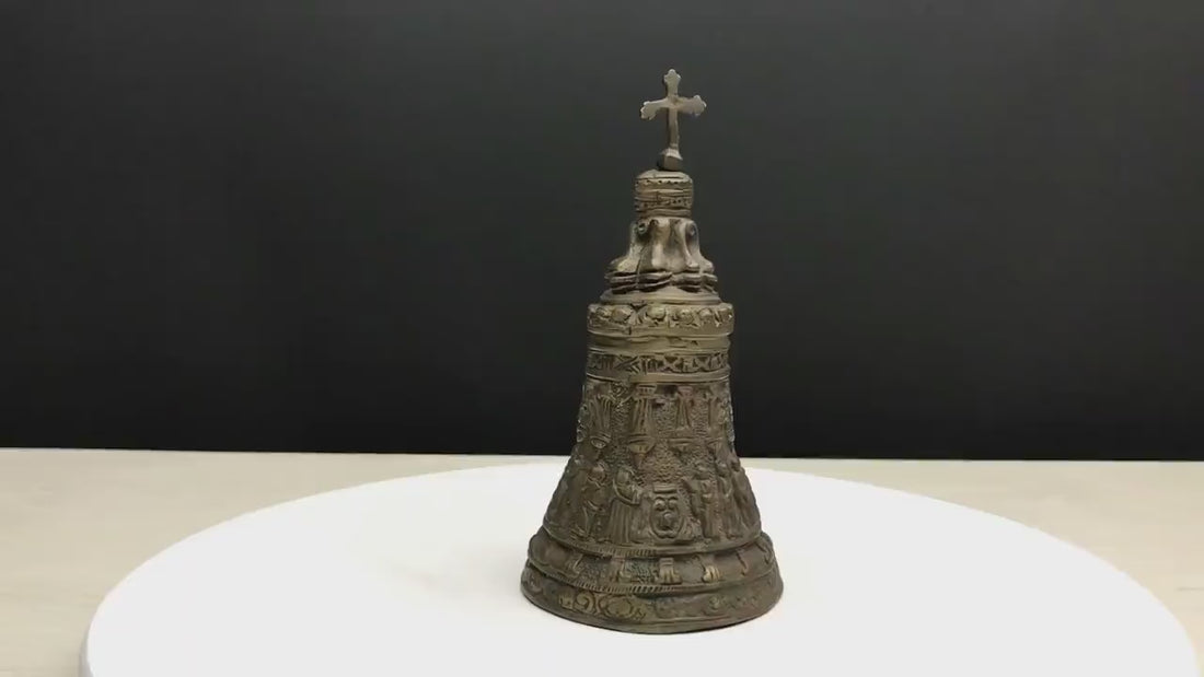 French Antique Bell, Perfect Hand bell | Table Bell- Vintage Home Decor