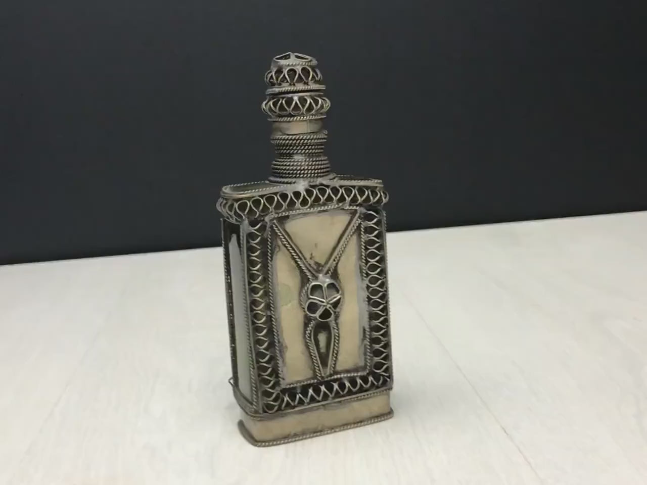 French Antique , Snuff Bottle | Shabby Chic Vanity-Antique Bottle | Bathroom Decor , Unique Finds and Great Deals