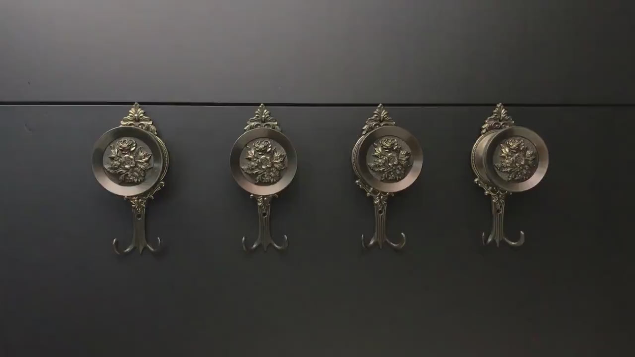 Vintage Italian Brass Wall Hooks – NewToMeDecor