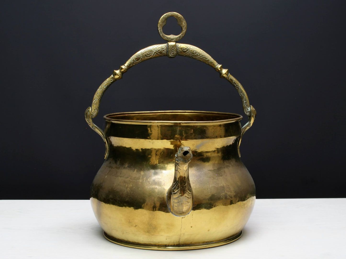 French Brass Kettle