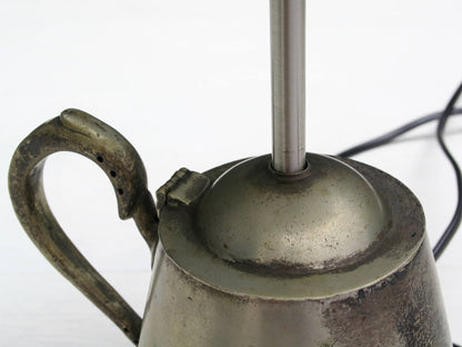 Silver Teapot Lamp