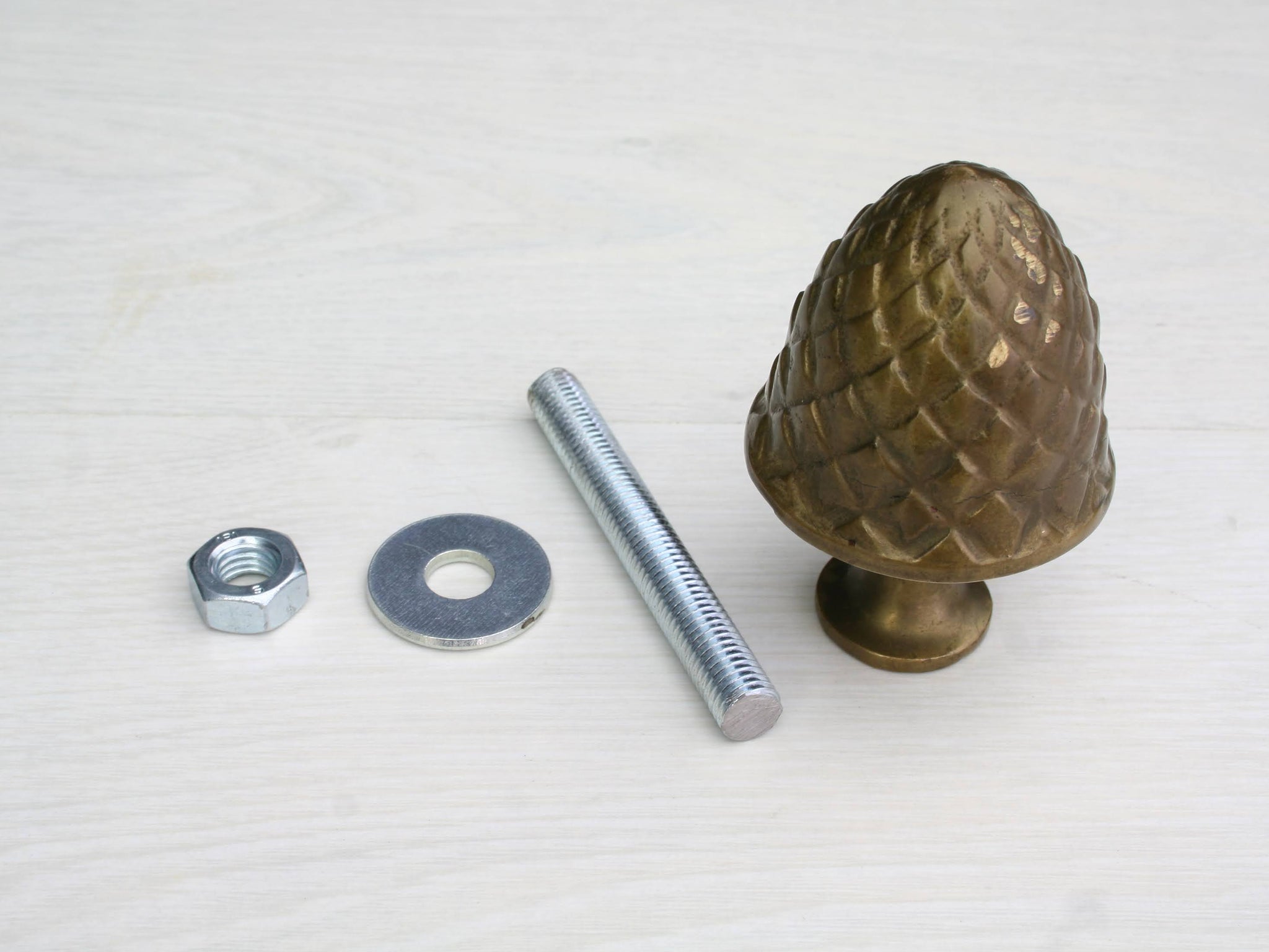 Brass Finial Pine Cone  Door Pull – NewToMeDecor