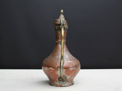 Antique Primitive Copper Pitcher