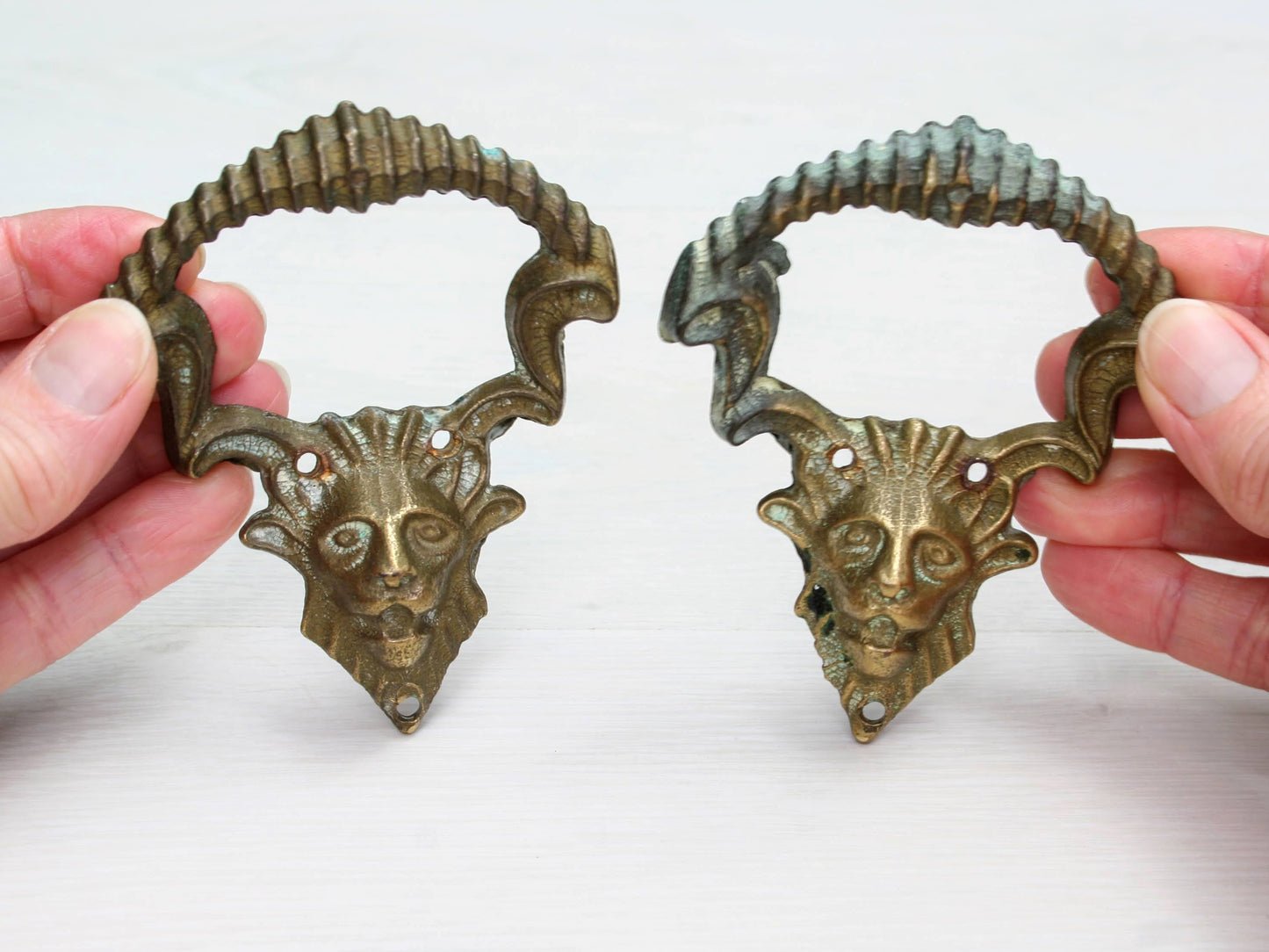 Brass Pulls - Antique Hardware