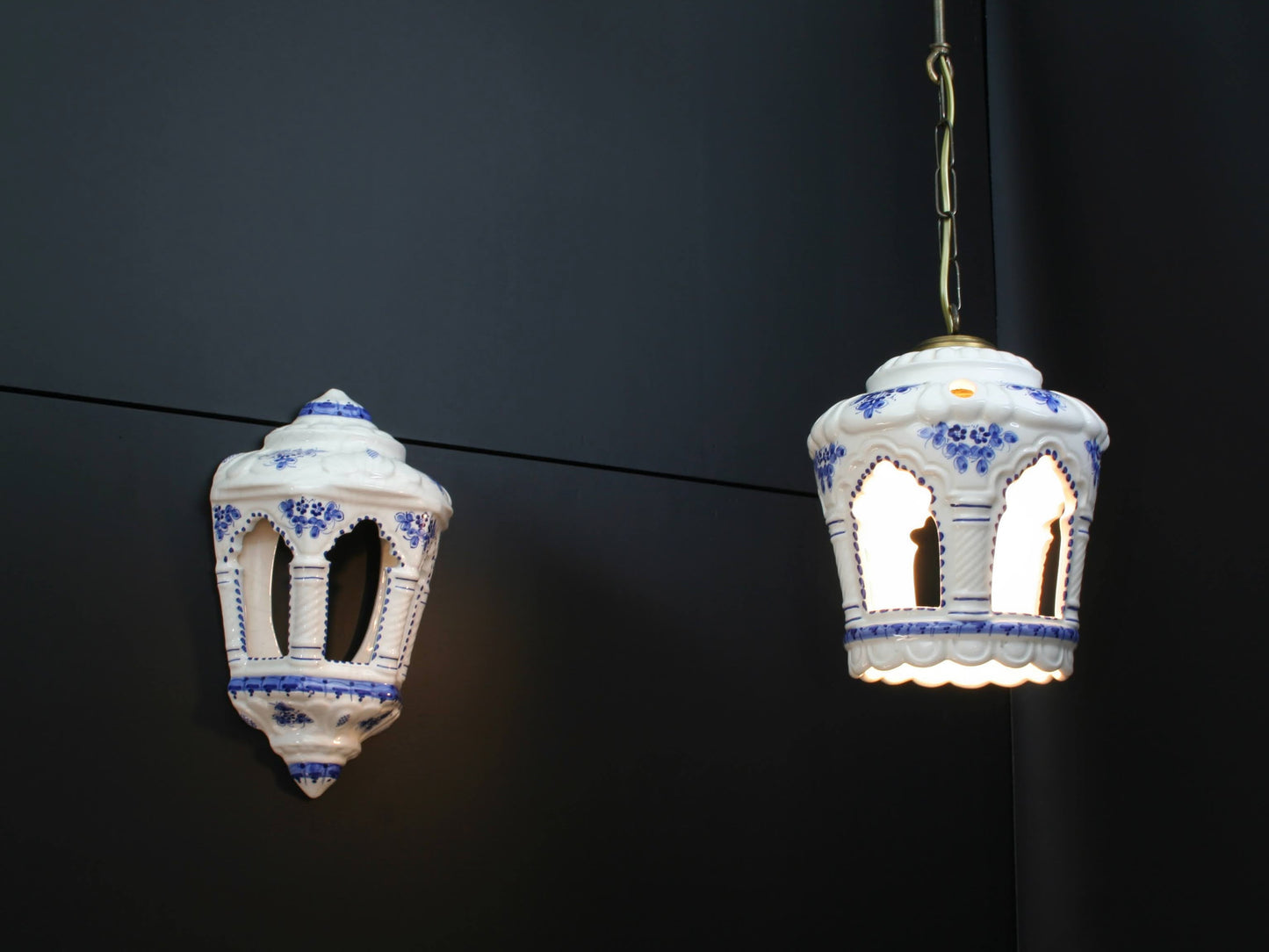 Ceramic Hang Lamp & Sconce