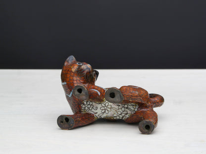 Cloisonne Cat Figurine