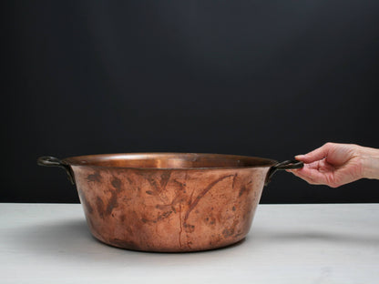 Vintage Copper Jam Pot