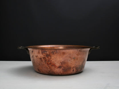 Vintage Copper Jam Pot