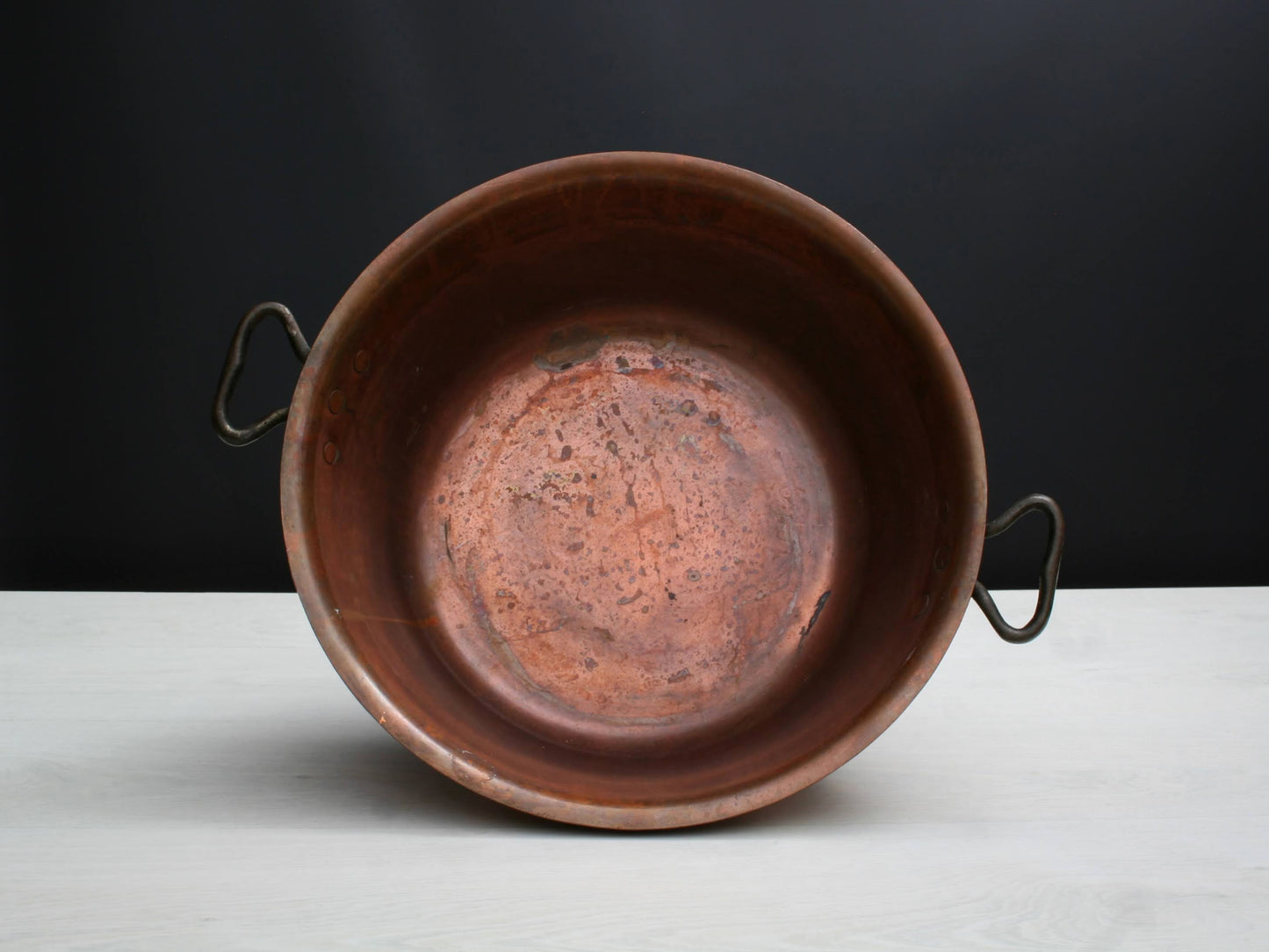 Vintage Copper Jam Pot