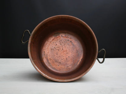 Vintage Copper Jam Pot