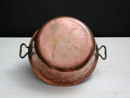 Vintage Copper Jam Pot