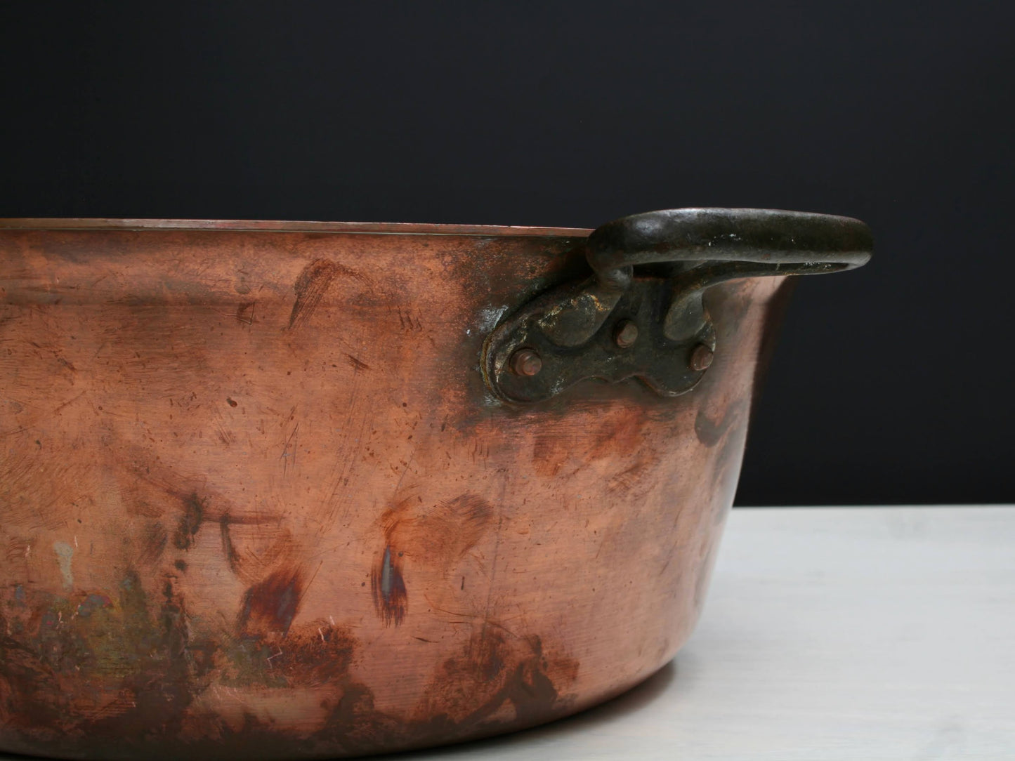 Vintage Copper Jam Pot