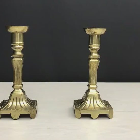 Brass Candle Stick Holder Set