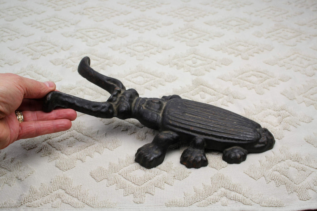 French Antique, Shoehorn-Cast Iron Door Stop-Entryway Decor | Vintage Home Decor-Unique Gift Ideas