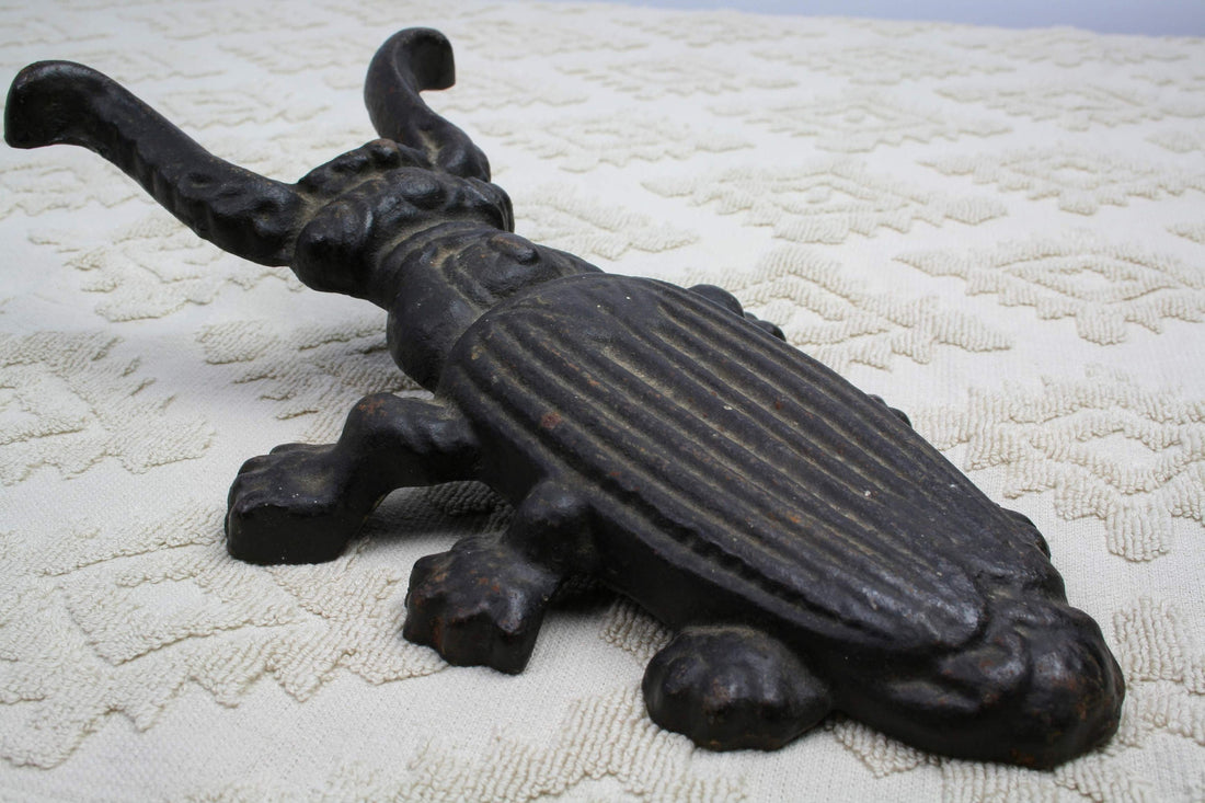 French Antique, Shoehorn-Cast Iron Door Stop-Entryway Decor | Vintage Home Decor-Unique Gift Ideas