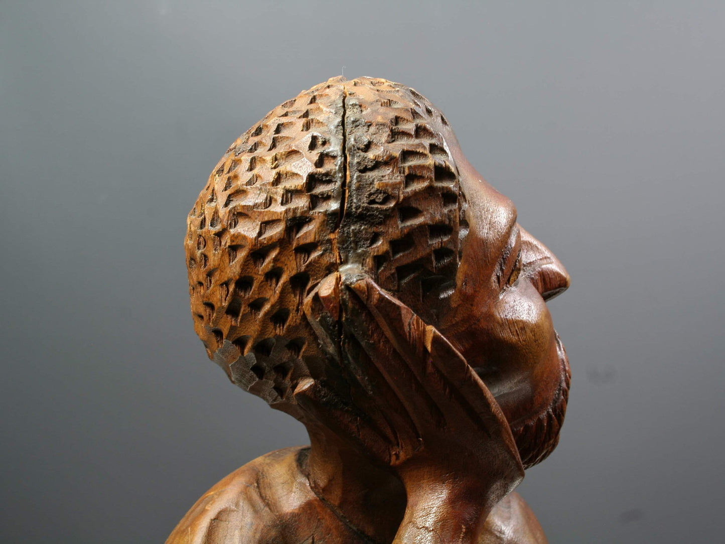 Hand Carved Wood-African Statue-Wood Figurine-African Tribal Art-African Figurine-Unique Gift Ideas-Wooden Statue-Vintage Home Decor