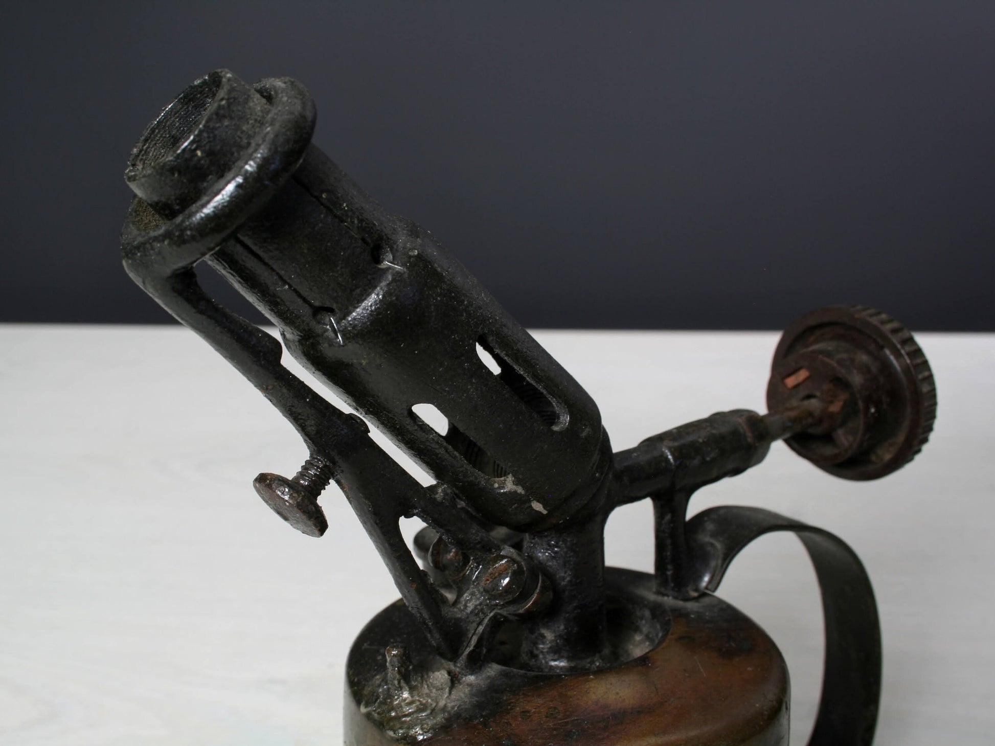 French Antique Blow Torch-Farmhouse Decor-Turn Of The Century- Industrial Decor