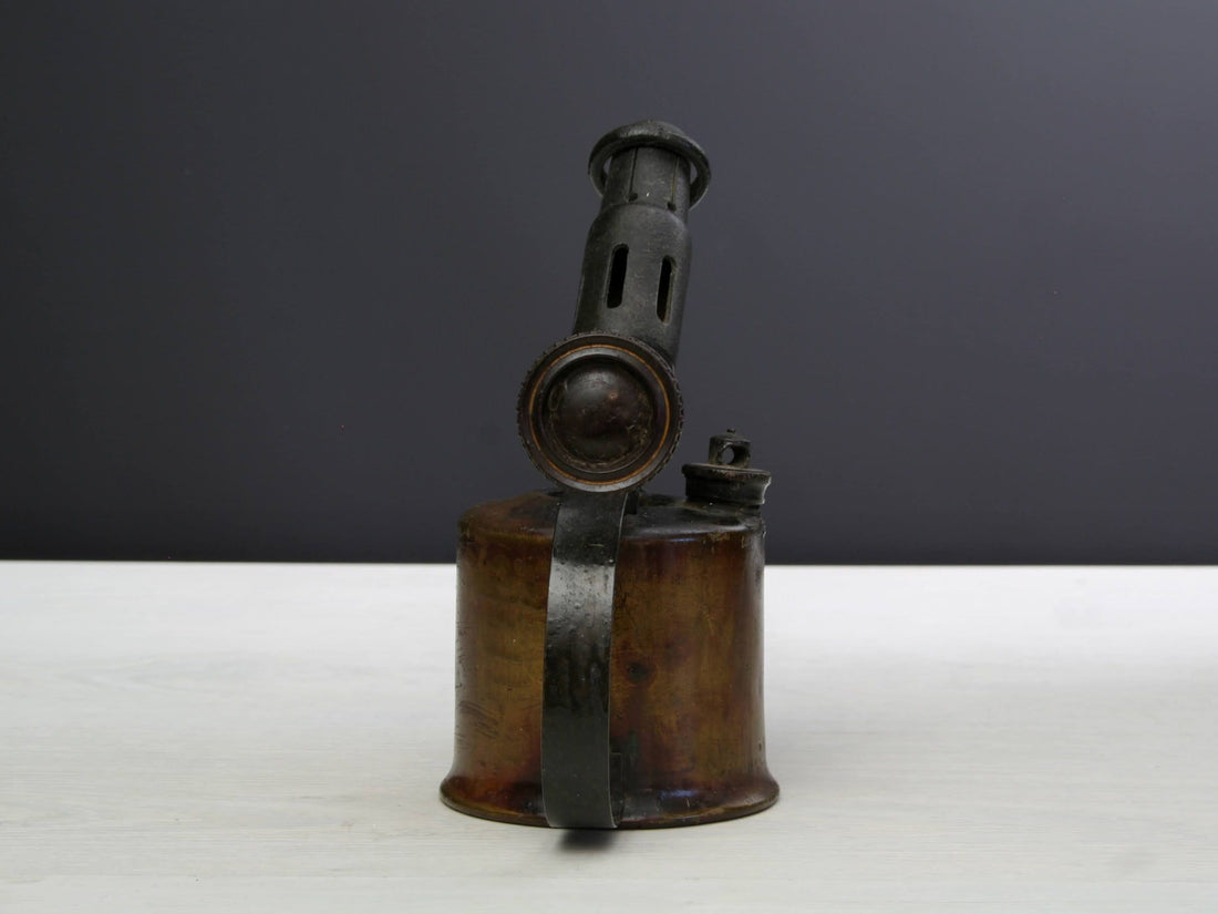 French Antique Blow Torch-Farmhouse Decor-Turn Of The Century- Industrial Decor