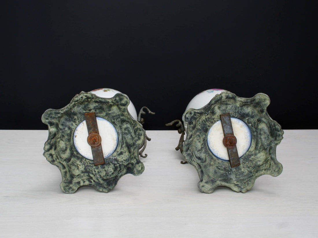 French Antique- Ceramic Vases |  French Decor-Unique Flower Vases