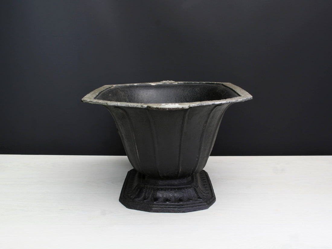 Cast Iron Coal Scuttle | Fireplace Decor Ash Bucket | Antique Iron Fireplace Tools | Unique Gifts, Mantel Decor & Farmhouse Decor
