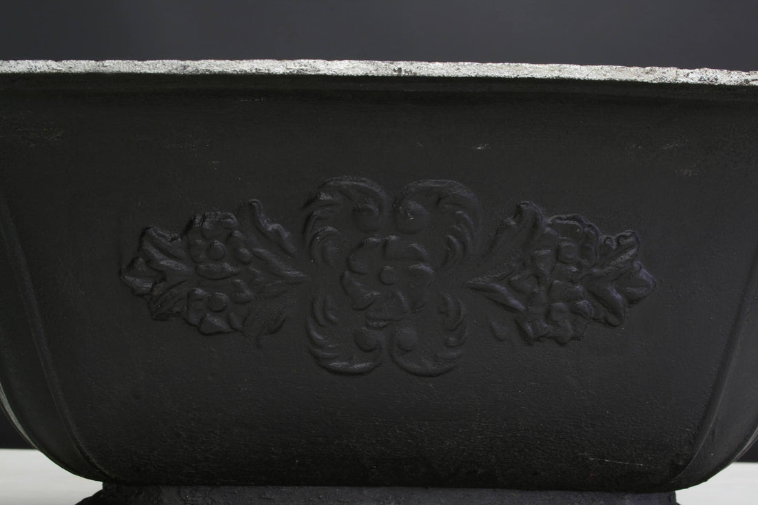 Cast Iron Coal Scuttle | Fireplace Decor Ash Bucket | Antique Iron Fireplace Tools | Unique Gifts, Mantel Decor & Farmhouse Decor