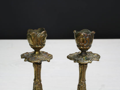 Antique Candle Holder Set | Vintage Decor , Candle Stick Holder | Brass Candle Holder , Deals