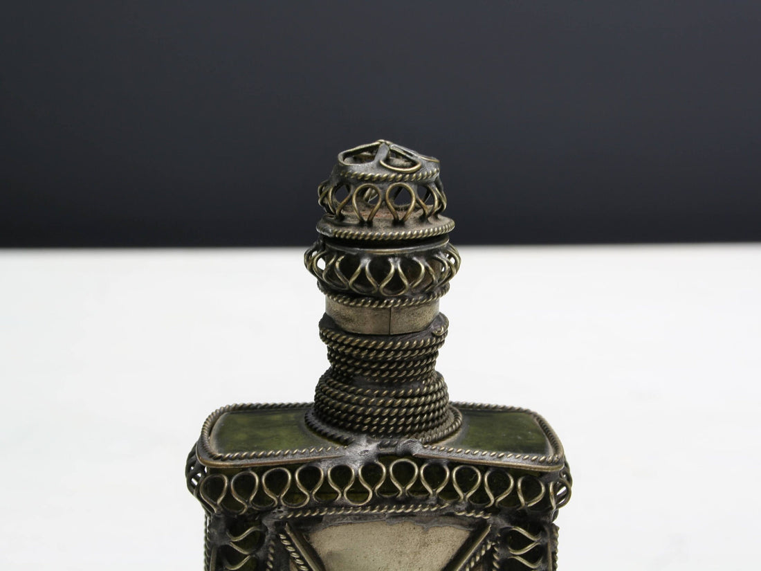French Antique , Snuff Bottle | Shabby Chic Vanity-Antique Bottle | Bathroom Decor , Unique Finds and Great Deals