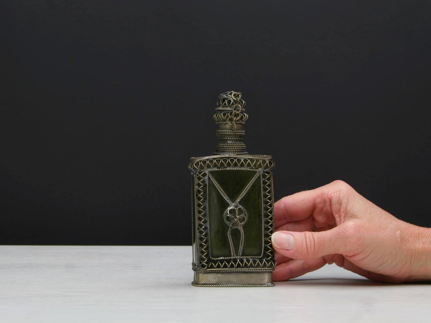 French Antique , Snuff Bottle | Shabby Chic Vanity-Antique Bottle | Bathroom Decor , Unique Finds and Great Deals