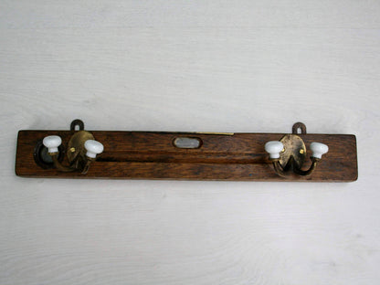 Antique Level, Wood coat Rack | French Antique , Wood Working Tools | Carpenter Gift , Wall Coat Rack