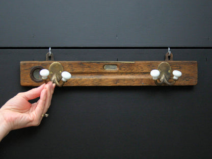 Antique Level, Wood coat Rack | French Antique , Wood Working Tools | Carpenter Gift , Wall Coat Rack