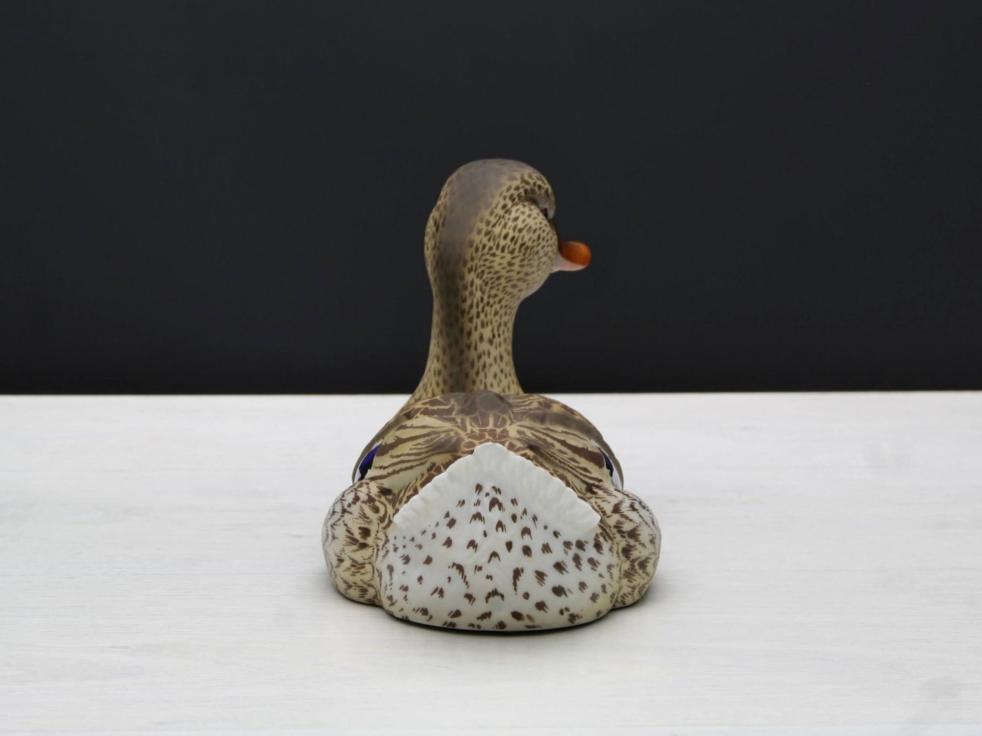 Stunning Lifelike Mallard Bird Sculpture | Vintage Decorative Bird Figurines | Shelf Decor, Console Table Decor & Unique Gifts