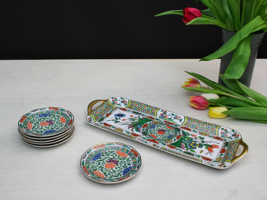 Porcelain Serving Tray & Appetizer Plates | Table Decor Kitchen Accessories