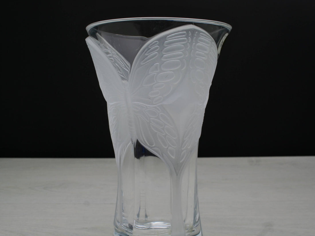 Lead Crystal Vintage Vase Set | French Decor Flower Vases