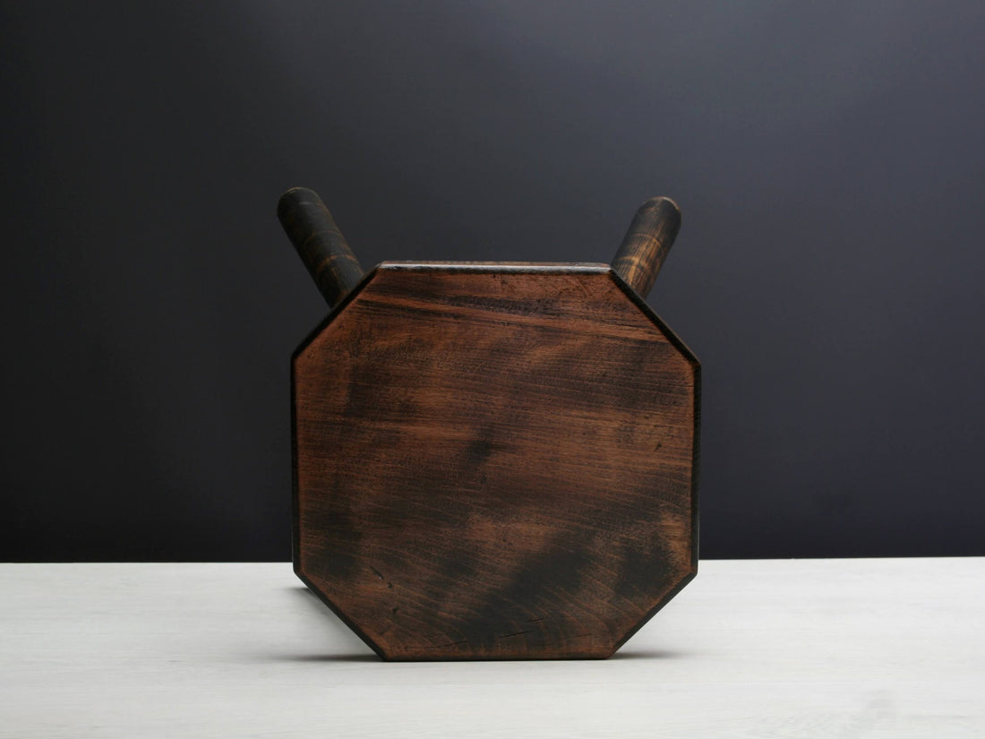 Milking Stool or Indoor Plant Stand | Wooden Stool  for Farmhouse Decor
