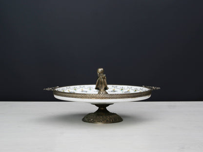 Pedestal Dish -Serving Plate | Trinket Dish or Catch All for Kitchen Decor