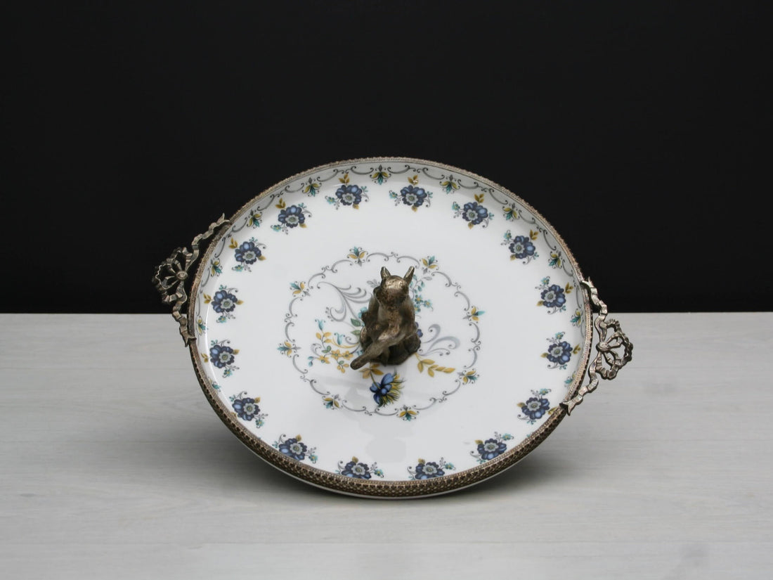 Pedestal Dish -Serving Plate | Trinket Dish or Catch All for Kitchen Decor