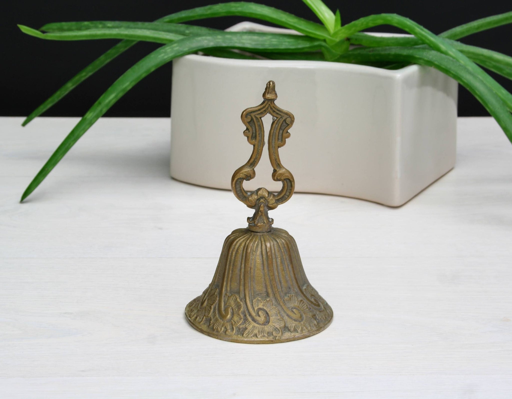 French Antique ,Hand Bell – NewToMeDecor