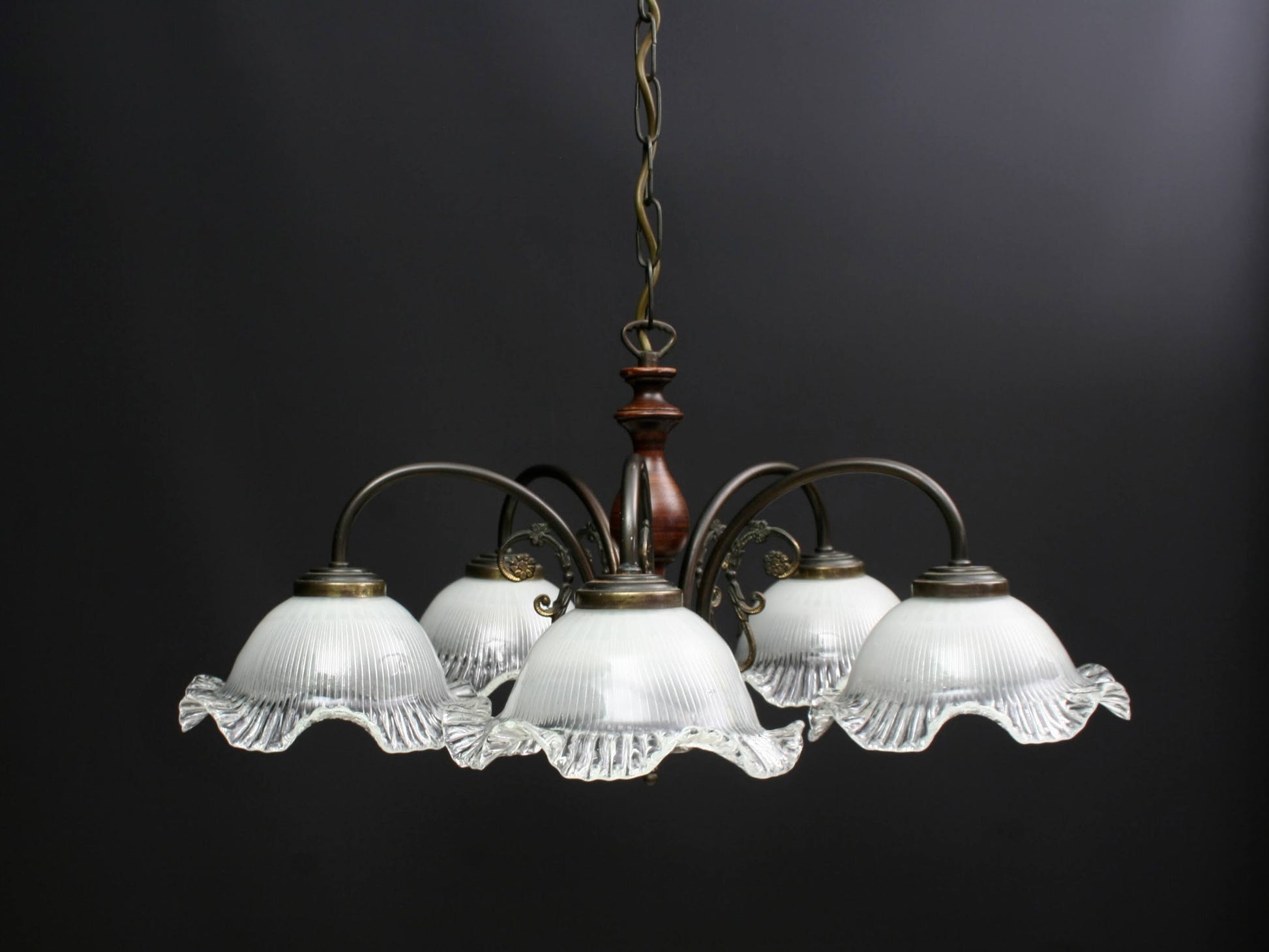 Hanging Light / Vintage Chandelier | Vintage Decor- Entryway Lighting