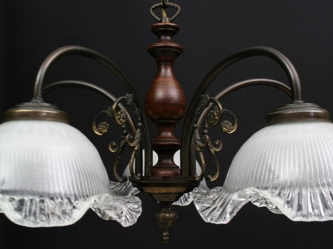 Hanging Light / Vintage Chandelier | Vintage Decor- Entryway Lighting