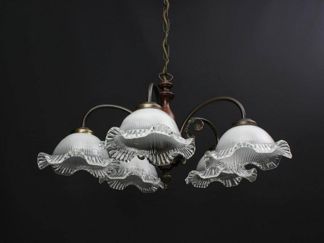 Hanging Light / Vintage Chandelier | Vintage Decor- Entryway Lighting