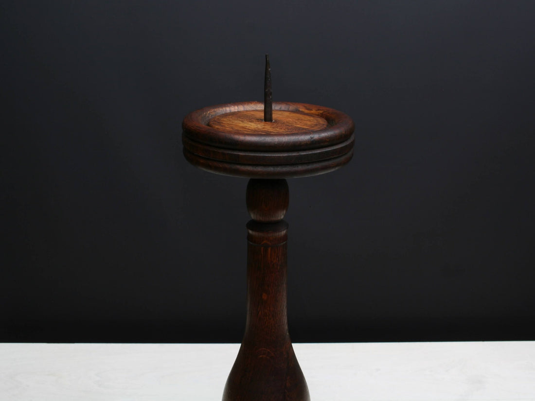 Large Wooden Candle Holder | Vintage Home Decor-Candle Stick Holder | Church Decor